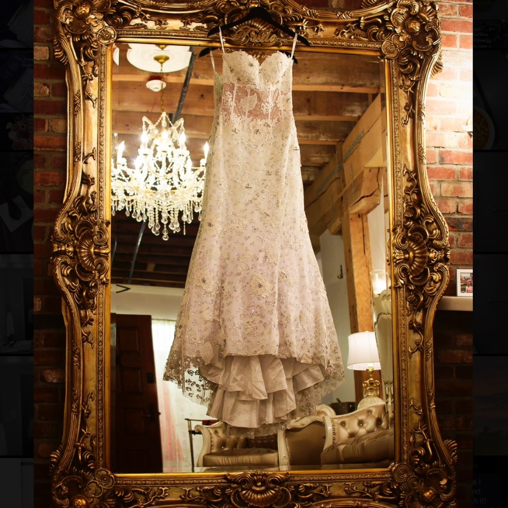 Wedding dress- worn once